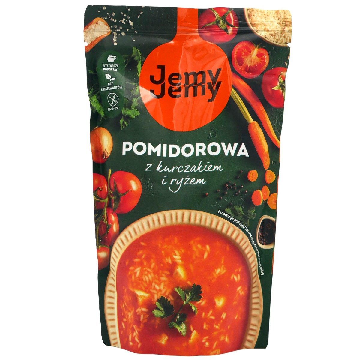 Zupa pomidorowa z kurczakiem i ryżem JemyJemy 450g